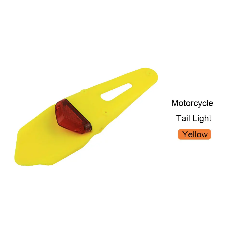 Yellow Moto Fender Для KTM CR EXC WRF 250 400 мотоциклетный задний светодиодный светильник задний тормоз Стоп сигнальный светильник s брызговик для мотокросса эндуро мотоциклетные крылья - Цвет: Yellow Moto Fender