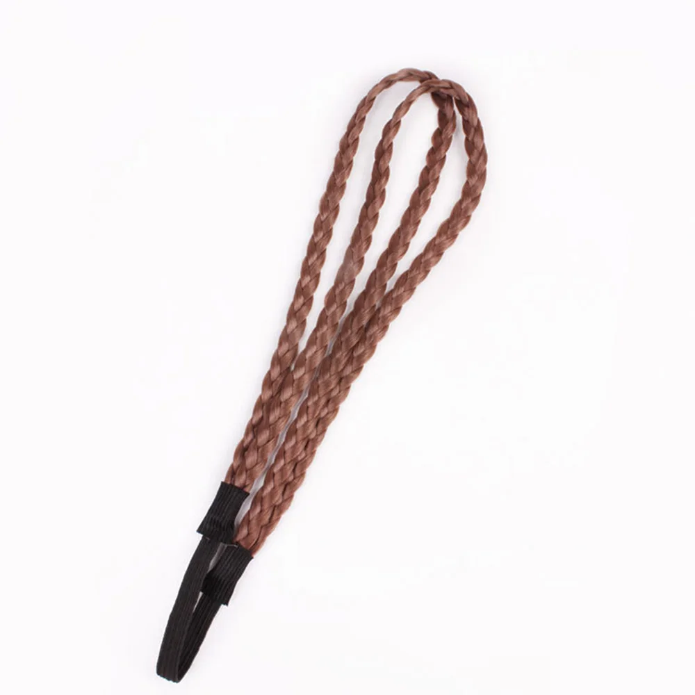 Моделирование синтетические волосы плетеный ободок на голову эластичная