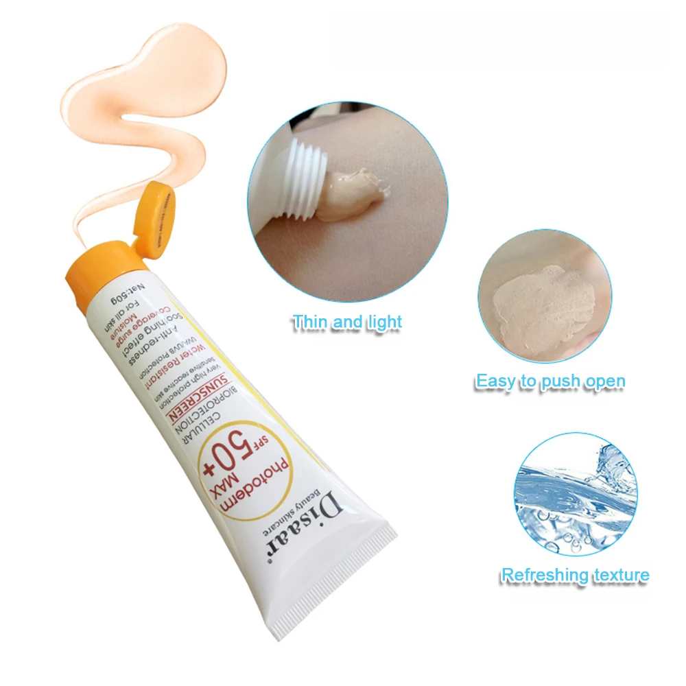 Солнцезащитный крем для лица SPF50 водостойкий потостойкий изоляционный