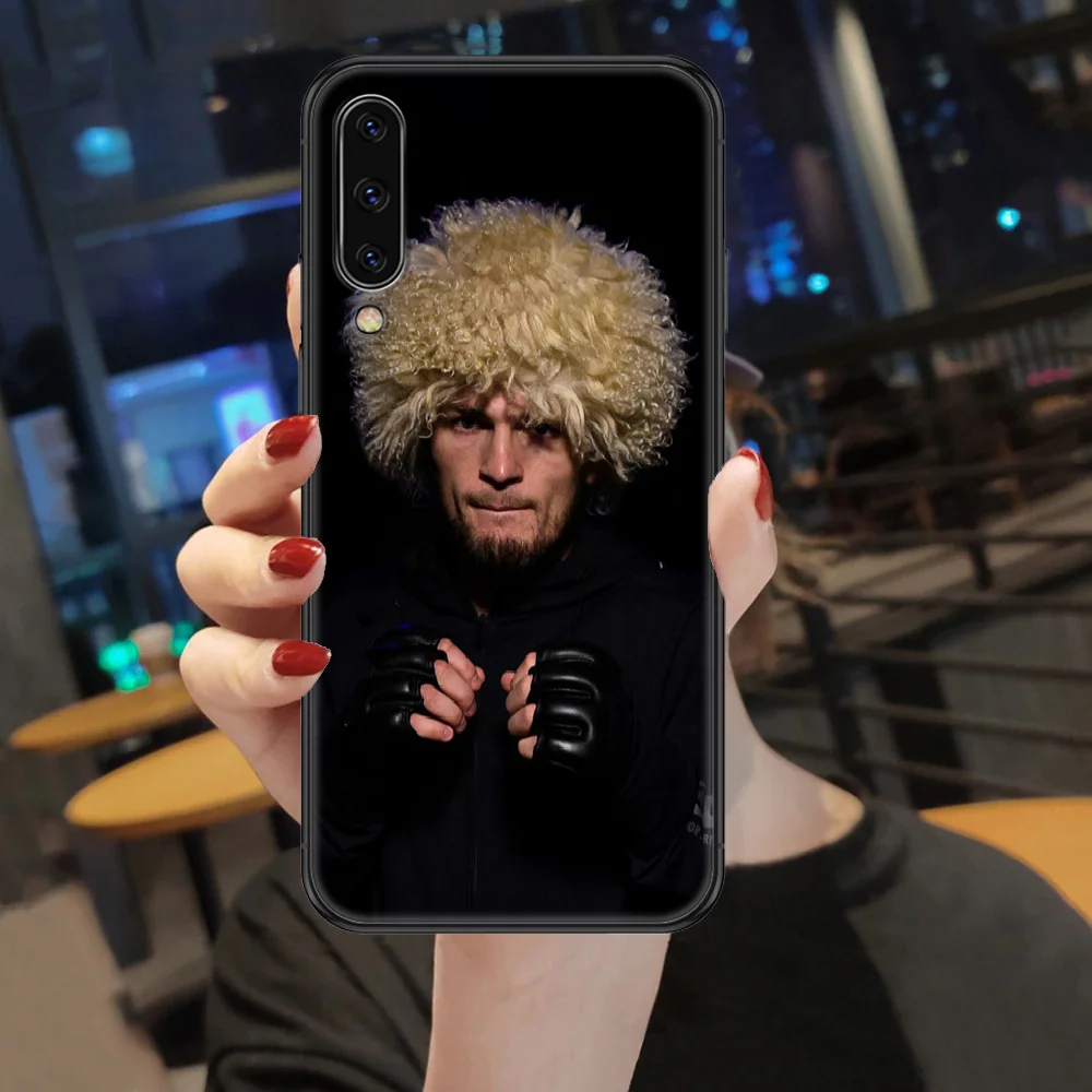 

Khabib Nurmagomedov Fighting Phone case For Samsung Galaxy A 3 5 7 8 10 20 21 30 40 50 51 70 71 E S 2016 2018 4G black fashion