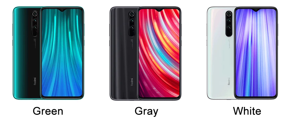 Глобальный Встроенная память Xiaomi Redmi Note 8 Pro 6 ГБ 128 Гб Смартфон 64MP Quad Камера 6,5" Helio G90T Octa Core 4500 мА/ч, Батарея NFC