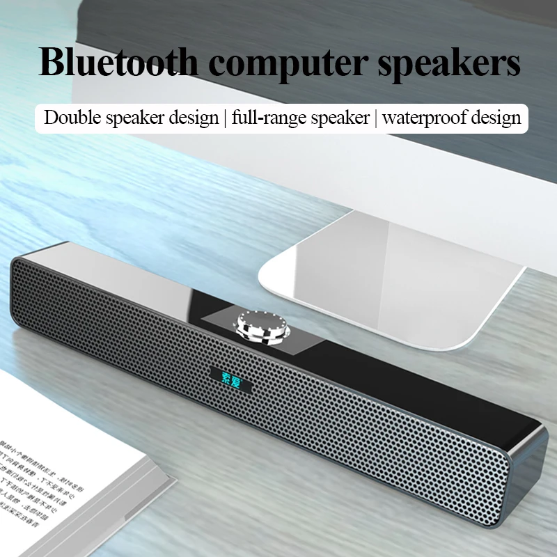 

3D Surround Bluetooth 5.0 Soundbar USB Wired Computer Speakers Stereo Subwoofer Sound bar Loudspeaker for Laptop PC Theater TV