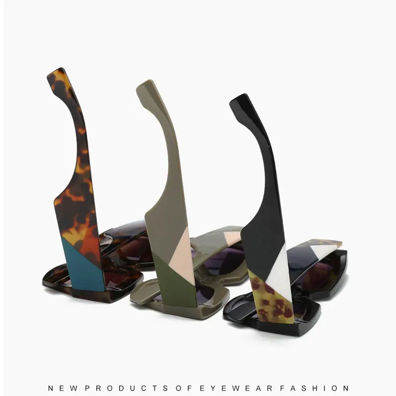 

Square Oversized Sunglasses Women 2021 Luxury Brand New Designer Gradient Sun Glasses Big Frame Vintage Eyewear Oculos UV400