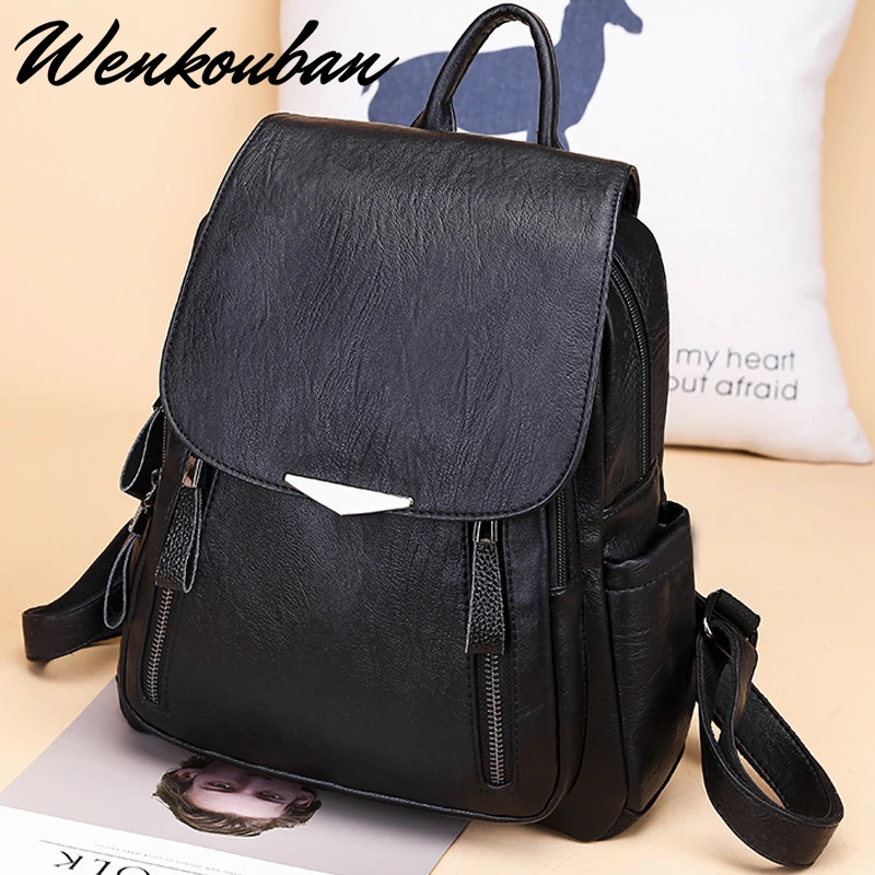 Женский рюкзак из искусственной кожи на каждый день женские рюкзаки модные