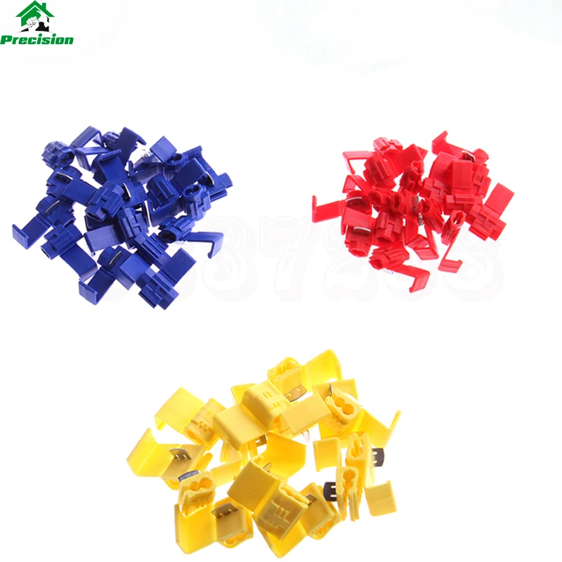 3-1000 шт. 2 Pin T Форма жильный кабель Разъемы и клеммы обжимные клещи Scotch Lock быстрый