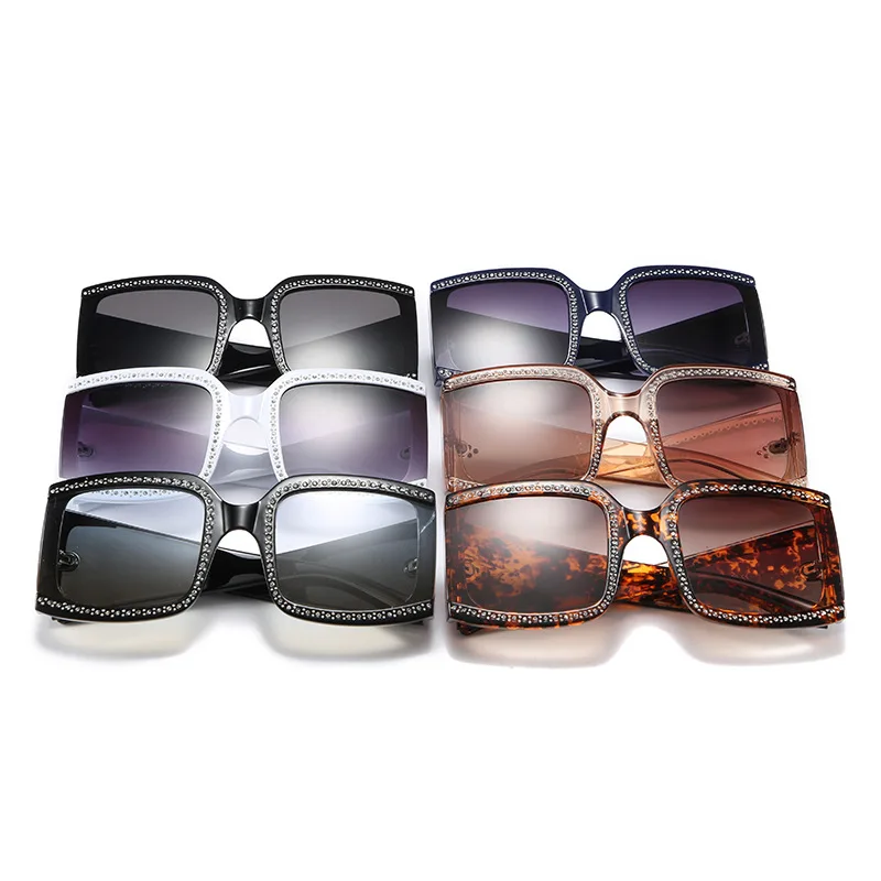 

Oversized Square Brand Rivet Sunglasses Women 2020 Vintage Sun Glasses Men Wide Leg Oculos Feminino Lentes Gafas De Sol UV400