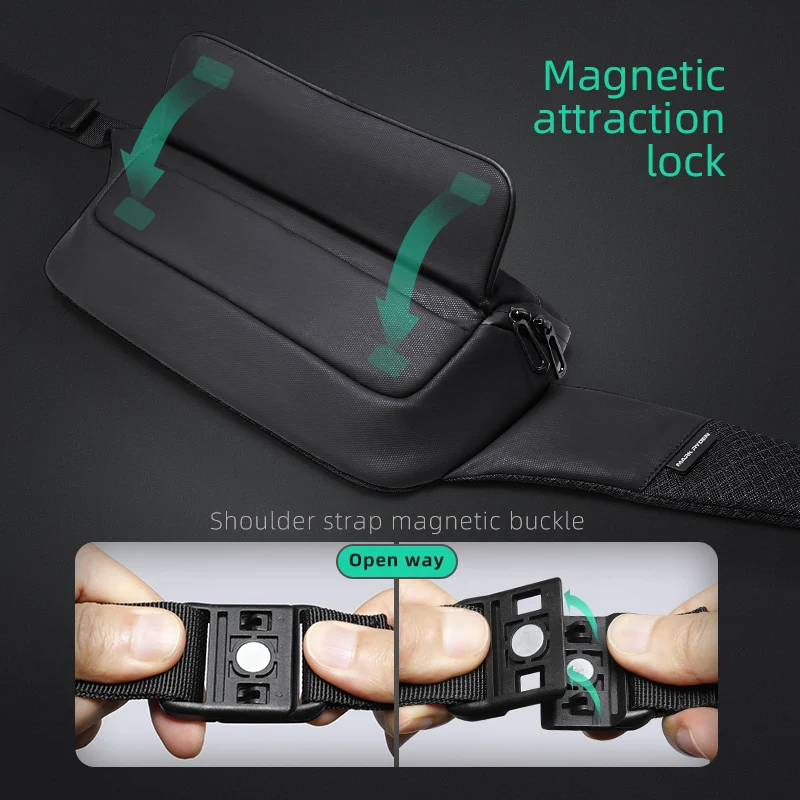 Мужская водоотталкивающая сумка Mark Ryden наплечная сумка-мессенджер из ткани