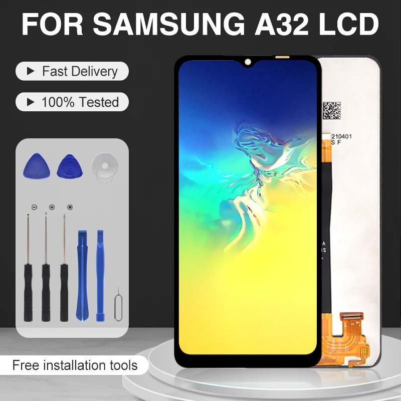

Оригинальный дисплей Catteny A326 для Samsung Galaxy A32 5G, сменный сенсорный ЖК-экран с цифровым преобразователем A326BR SM-A326B в сборе