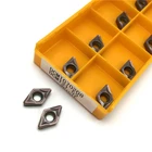DCMT070208 VP15TF карбидный фрезерный токарный инструмент металлический токарный станок слишком CNC токарная вставка DCMT 070208 режущий инструмент