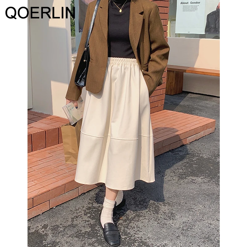 Юбка женская трапециевидная с карманами на осень/зиму