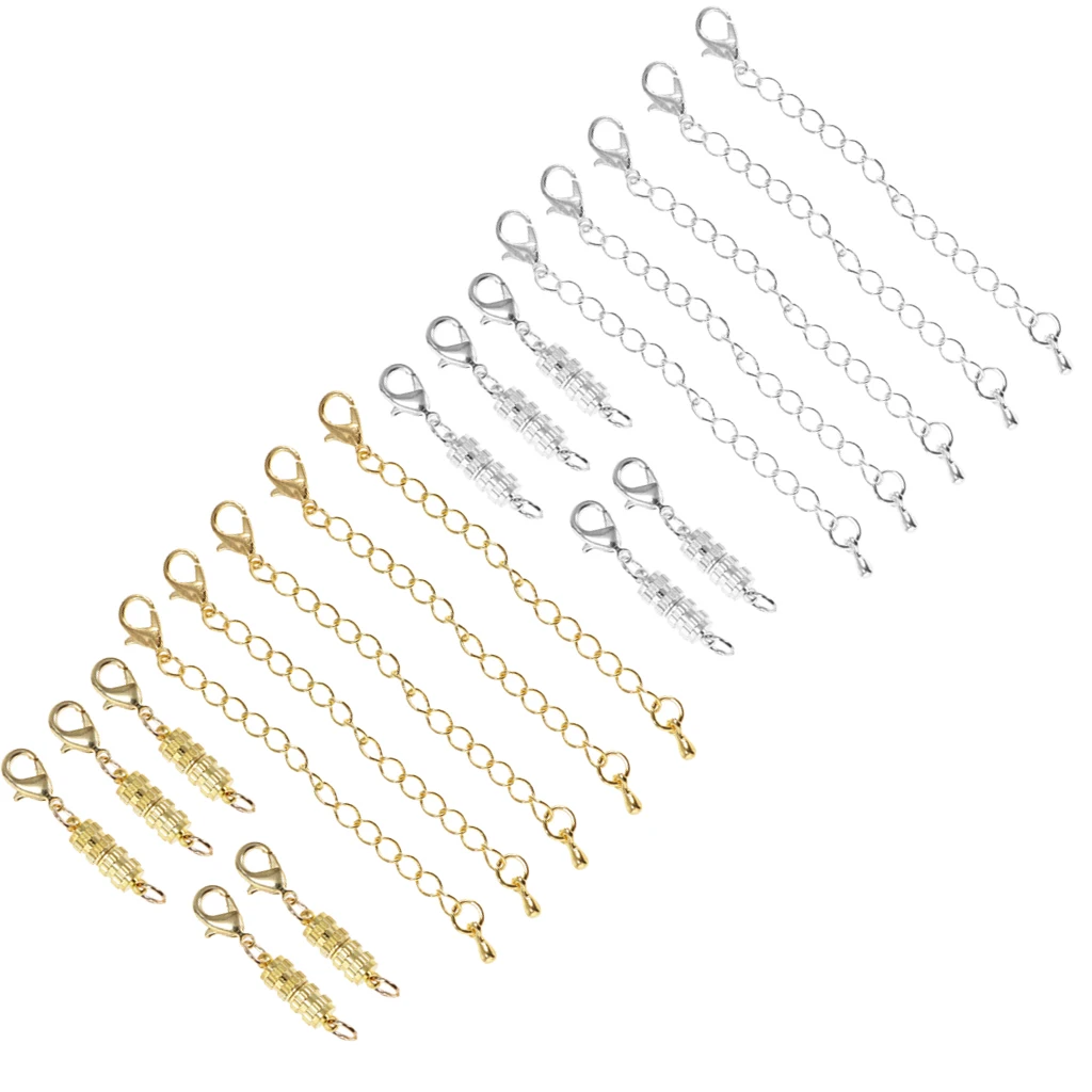 

10 шт. 5 мм магнитные застежки-карабины для ювелирных изделий, ожерелий, браслетов