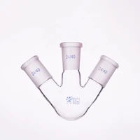 three necked flask oblique shapewith three necks standard grinding mouthcapacity 50mlmiddle joint 2440lateral joint 2440