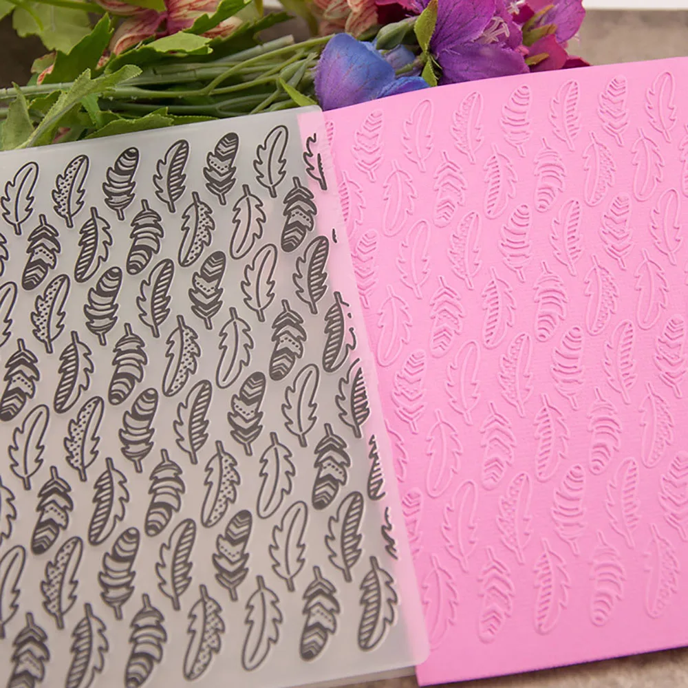 Перо для рукоделия шаблон выдавливания креативные пластиковые папки тиснения