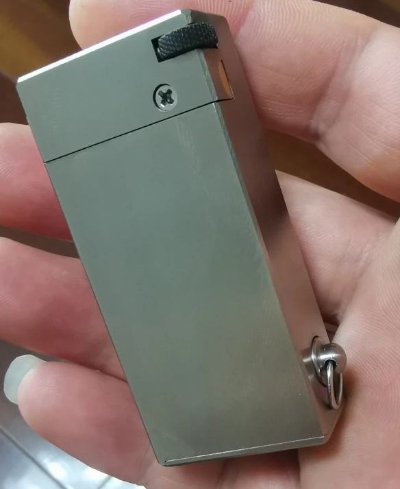 DXJ 6 5*3*1 5 см 90 г титановая ретро керосиновая Античная EDC Зажигалка ручной работы с