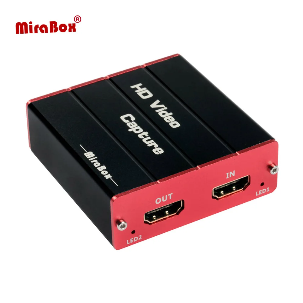 MiraBox HDMI к USB Прямая трансляция 1080P Camlink для DLSR камеры Canon Nikon|Карты видео- и