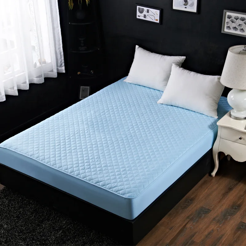 OLOEY-зима 100% хлопок простыня наматрасник четыре уголка с эластичной лентой