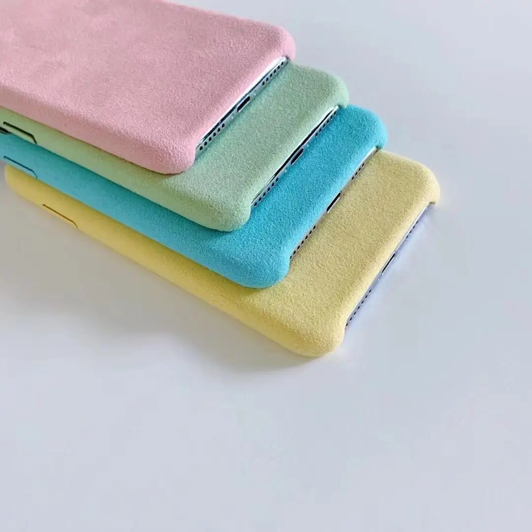 Мягкий чехол из микрофибры Macaron Candy для iphone 7 Ультратонкий силиконовый телефона 6 6S