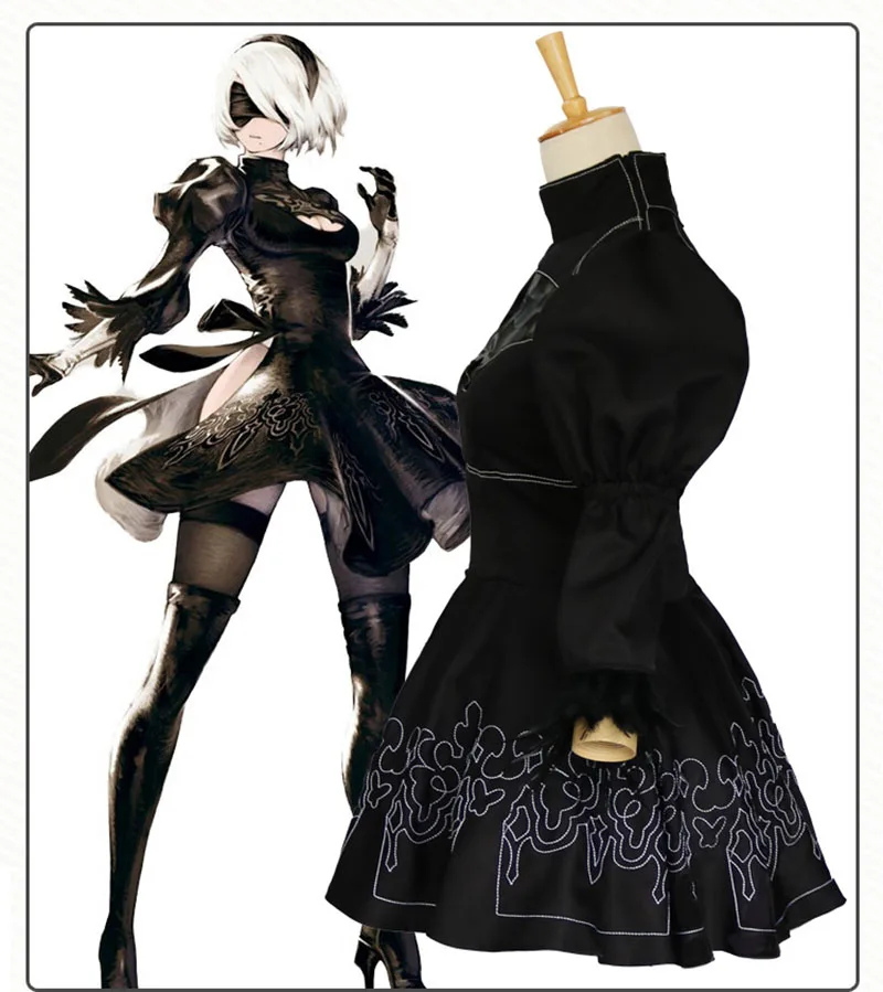 Пикантное нижнее белье Nier Automata Yorha 2B No. 2 Тип B для косплея сексуальное