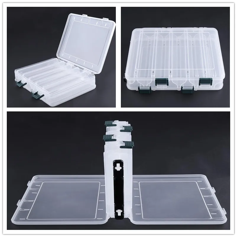 Двухсторонний 12 Отсек Рыболовные Приманки рыболовные снасти Крючки Чехол