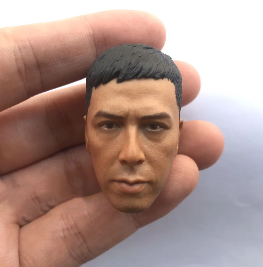 

1/6 Scale Kung Fu Male Star Head Sculpture Model for 12" Action Doll