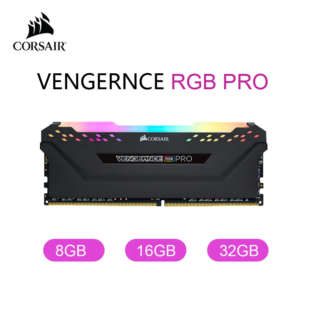 Corsair Vengeance RGB PRO 8 Гб оперативной памяти 16 встроенной 32 ГБ DDR4 3000 3200 3600 МГц