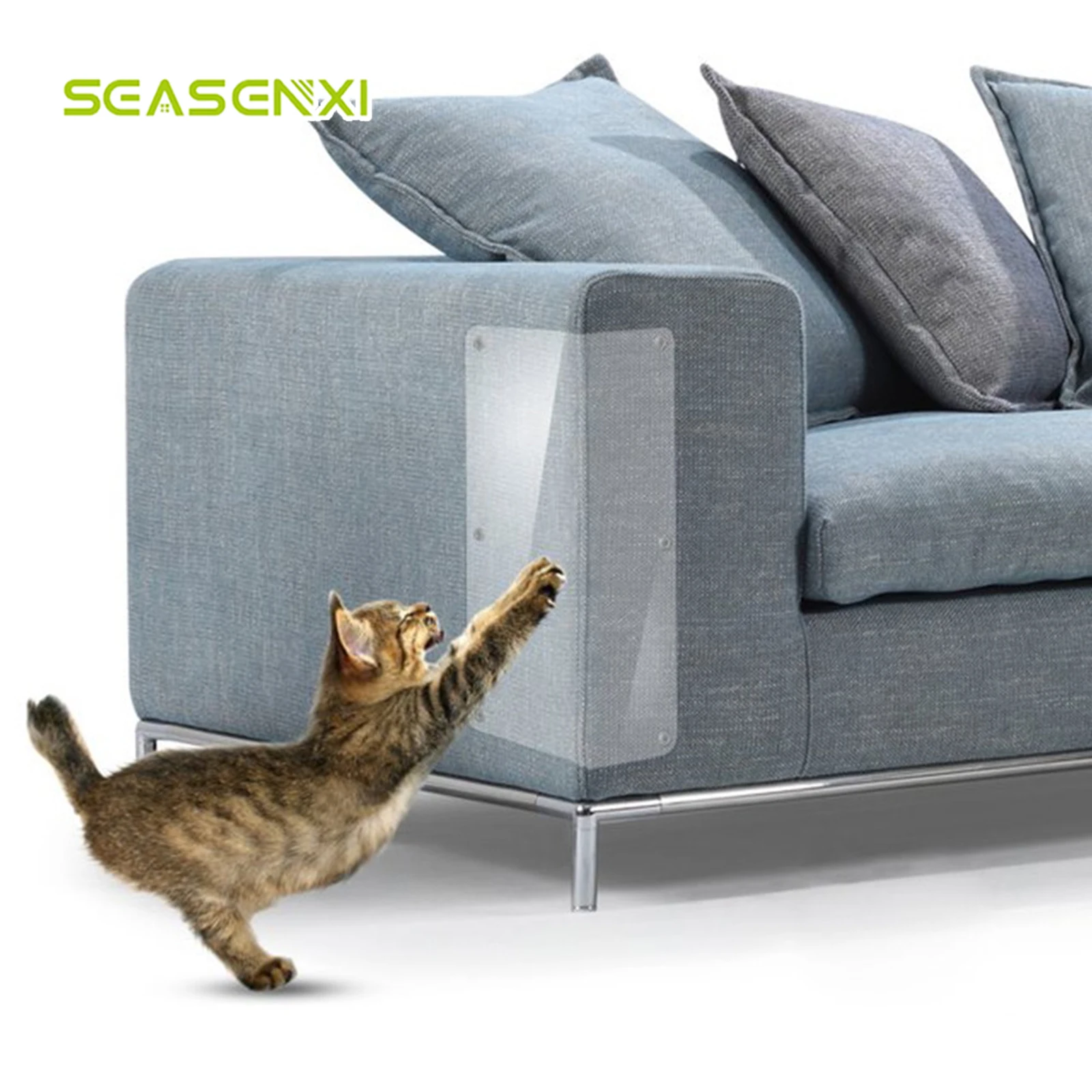

Cat Anti-Scratch Tape Roll Furniture Guards Couch Protector Stickers Pet Scratch Paw Pads Transparent Stickers on Couch Sofa for