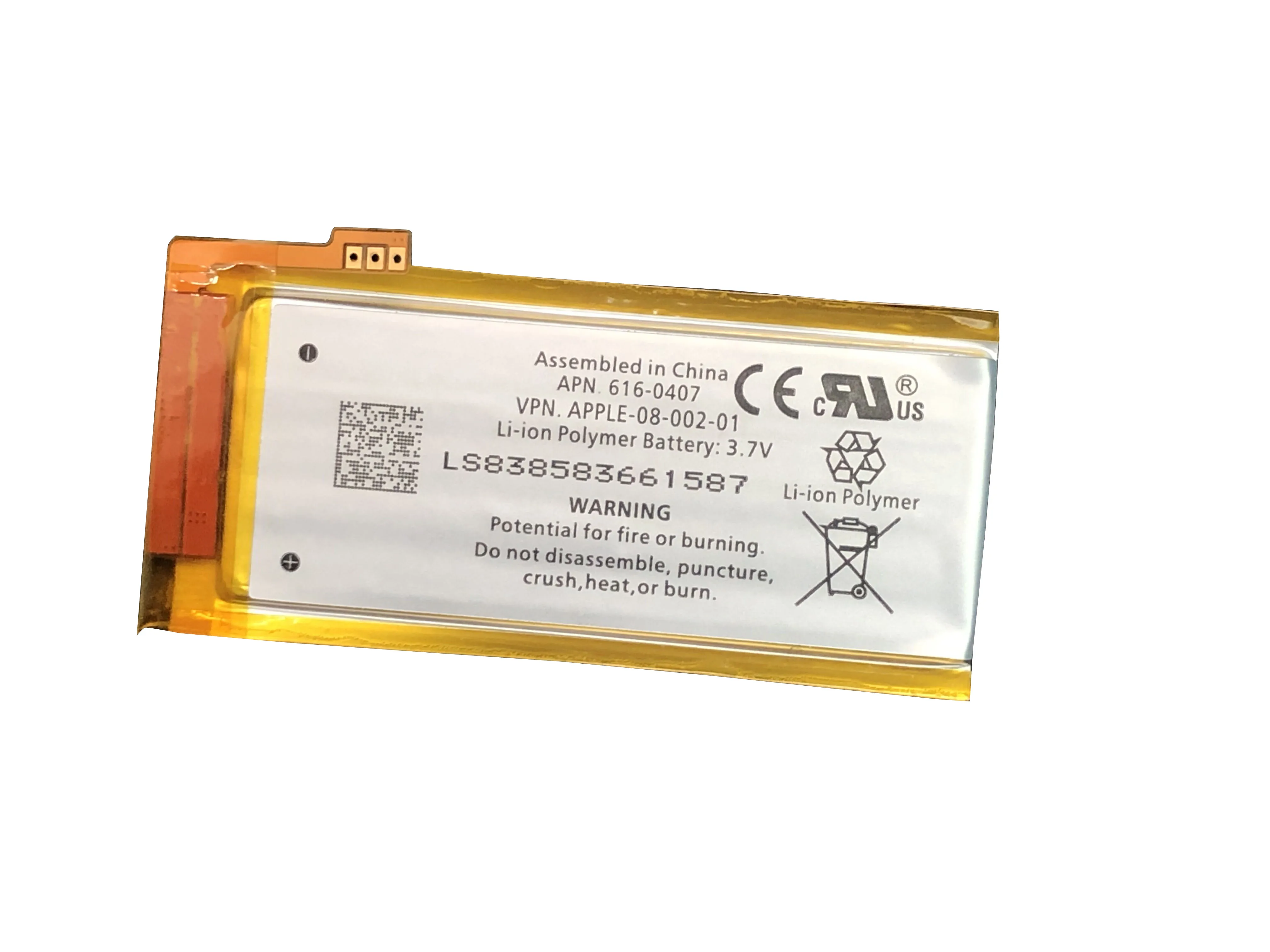 Batería de polímero de iones de litio de 3,7 V para IPod Nano 4, 4ta generación, Kit de herramientas, 616-0407