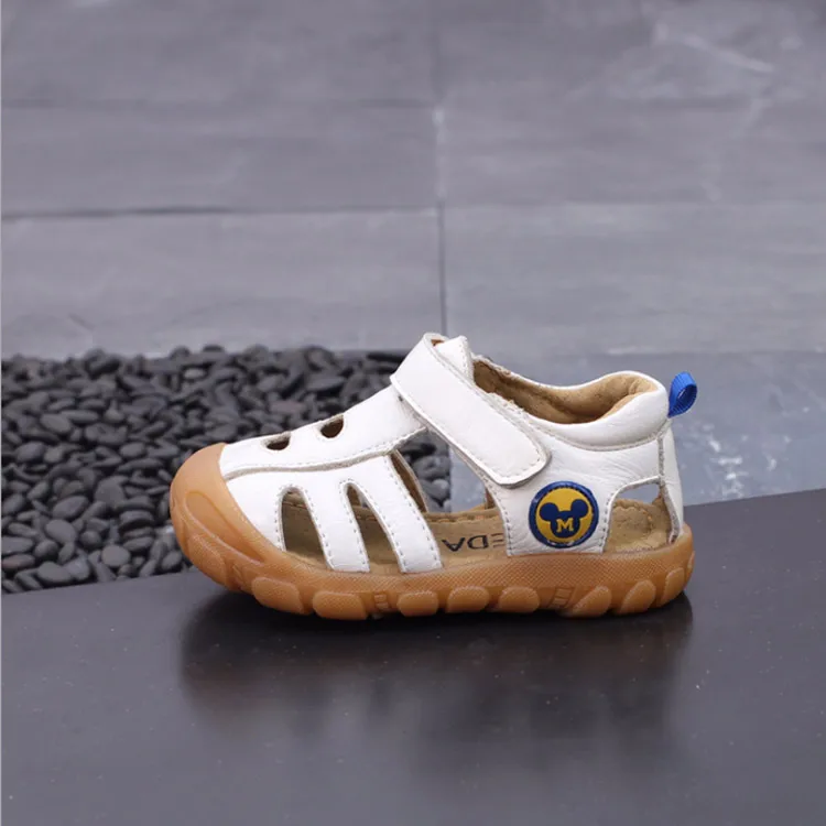 Высококачественная летняя детская обувь брендовые сандалии с закрытым носком