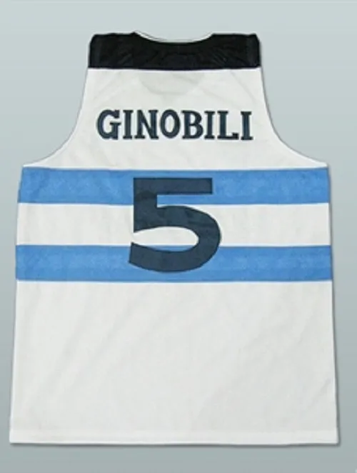 Футболка для баскетбола 5 Manu Ginobili оригинальные футболки ретро любой размер номер