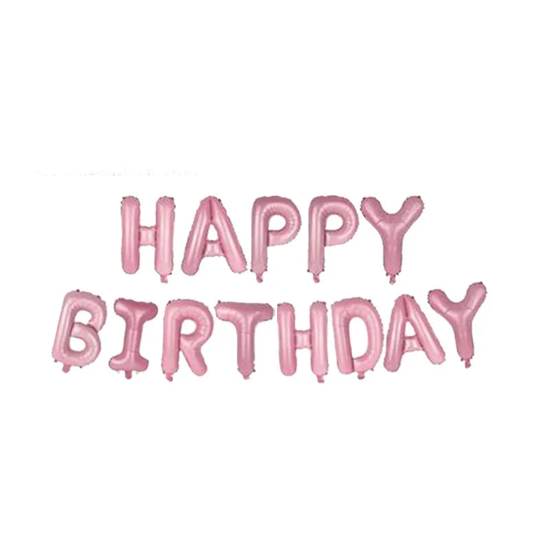 Украшения на день рождения Детские воздушные шары для девочек набор с розовым