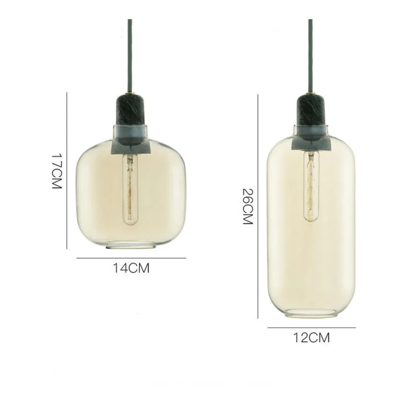 Датская дизайнерская светодиодная Подвесная лампа в стиле ретро потолочный