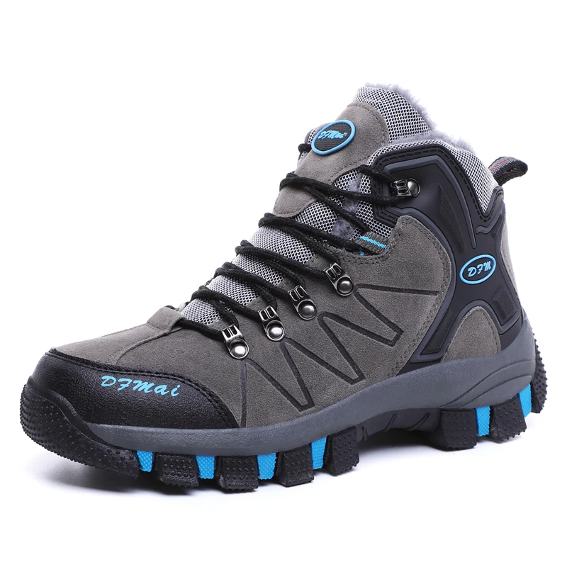 2019 новые модные меховые теплые мужские ботинки зимние удобные ботильоны