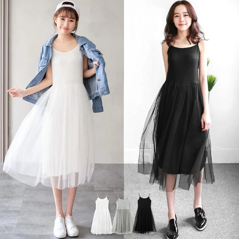 2020 сексуальное летнее женское платье свободное на бретельках Сетчатое для