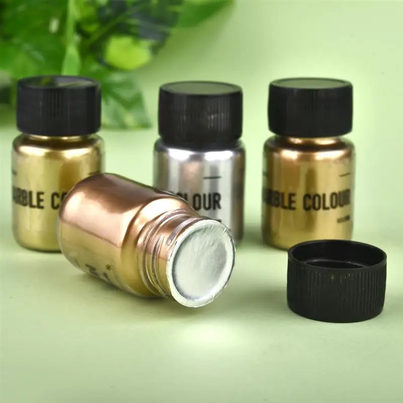 3 г/15 г зеркальная металлическая текстура жемчужный порошок эпоксидная смола