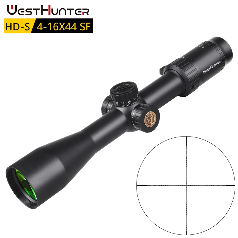 Прицел WESTHUNTER HD-S 4-16X44 SF оптический прицел Mil Dot для охоты револьверный замок сброс