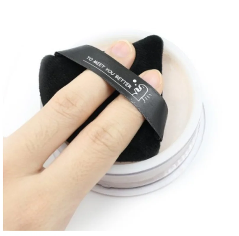 1 шт. Треугольники бархатный порошок косметические пуховки мини спонж для