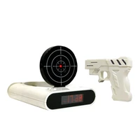 game alarm clock with infrared laser gun led digital display game toys gifts
