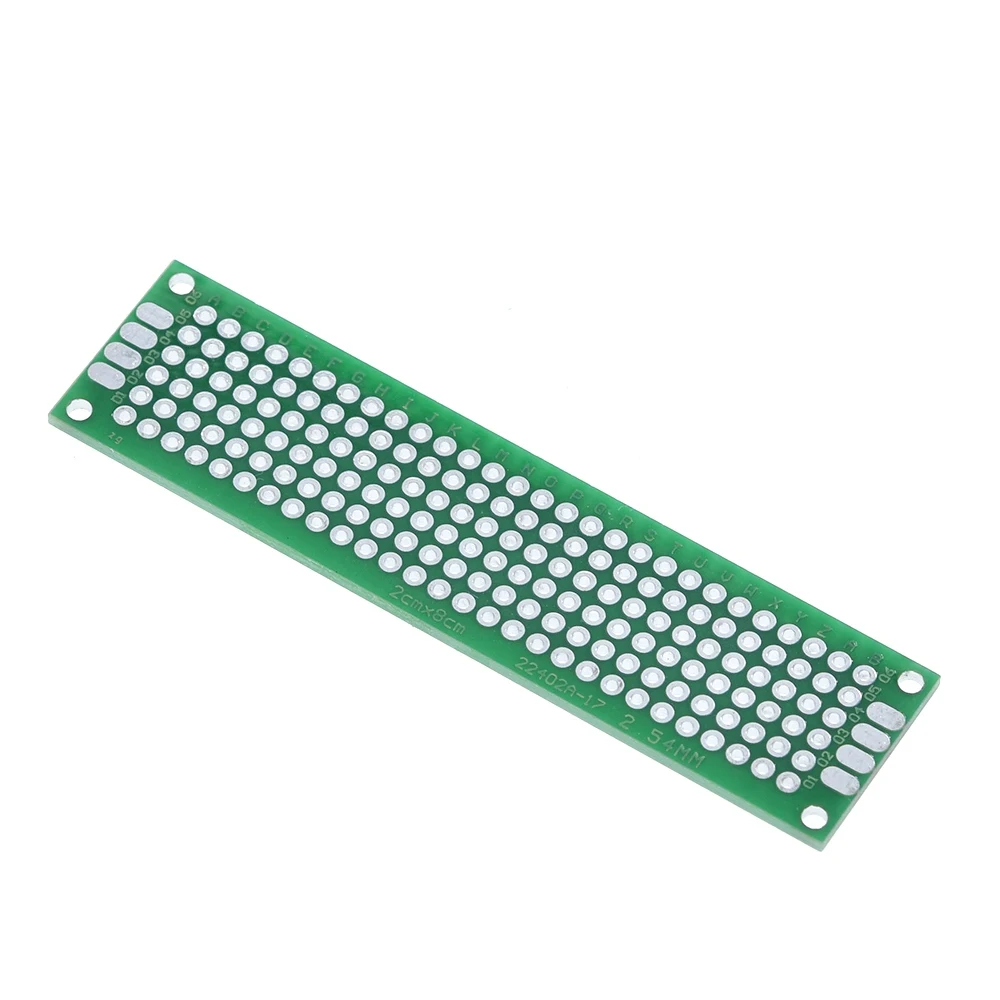 1 шт./лот 2x8 двухсторонняя Медь прототип PCB Универсальный доска экспериментальная разработка пластина зеленый