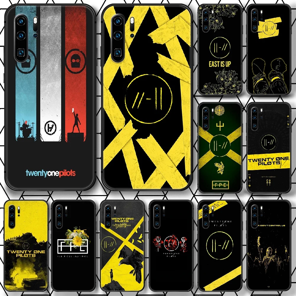 Чехол для телефона Twenty One Pilots Huawei P Mate Smart 10 20 30 40 Lite Z 2019 Pro черный водонепроницаемый