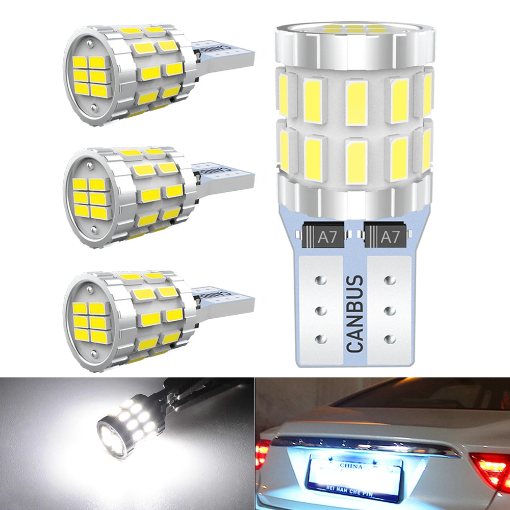 4x T10 W5W 194 светодиодный Canbus LED лампа для очистки автомобиля Автомобильные