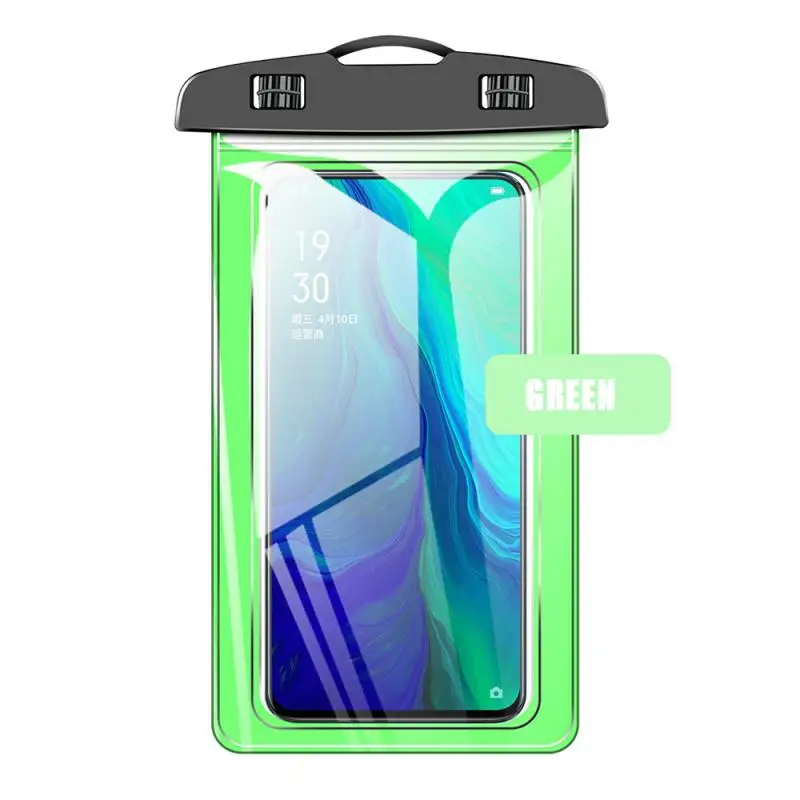 Universal Clear Mobile Phone Dry Pouch Waterproof PVC Cell Bag For Swimming Diving Water Sports Case 20*11*1.3cm | Мобильные