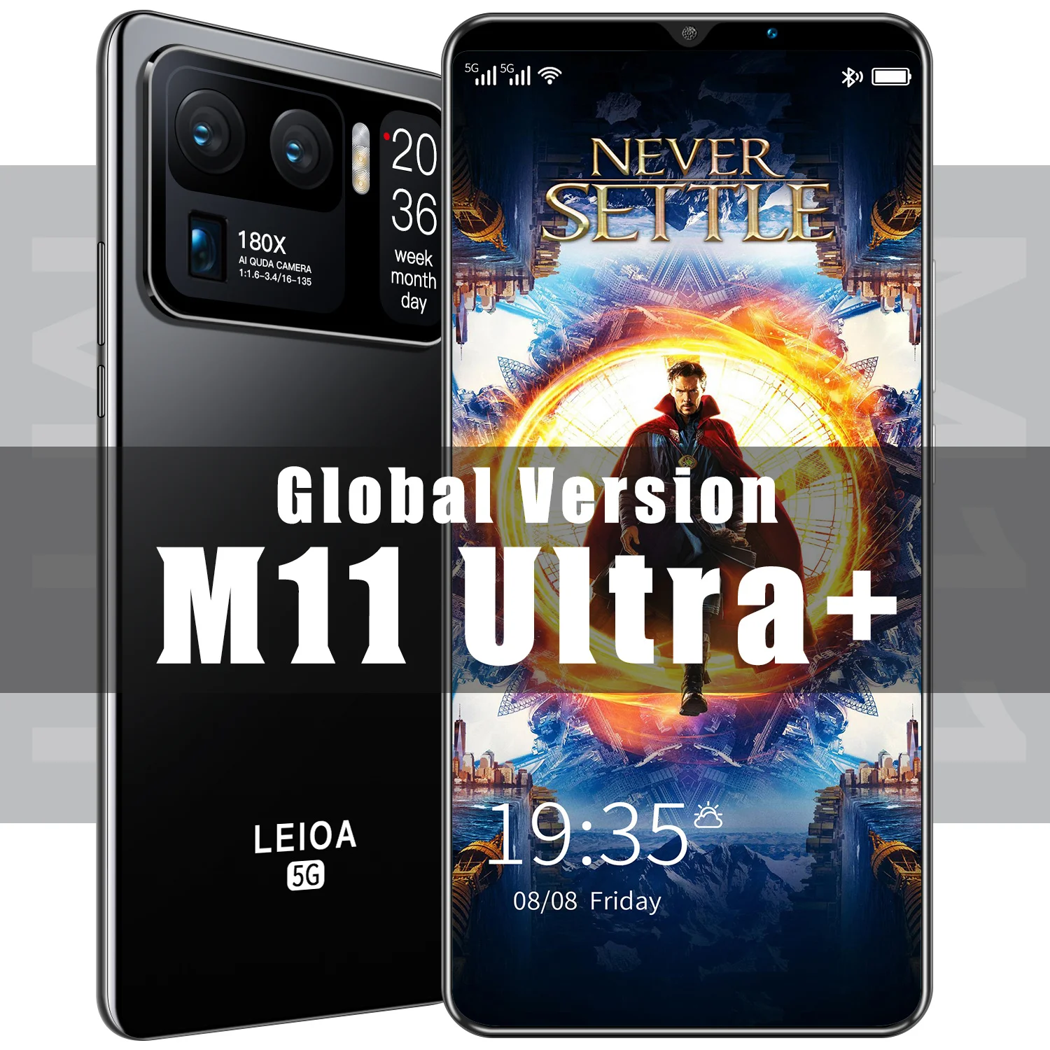 Смартфон M11 Ultra полный экран 6 1 дюйма сотовый телефон 8 ГБ + 256 разблокированный Android