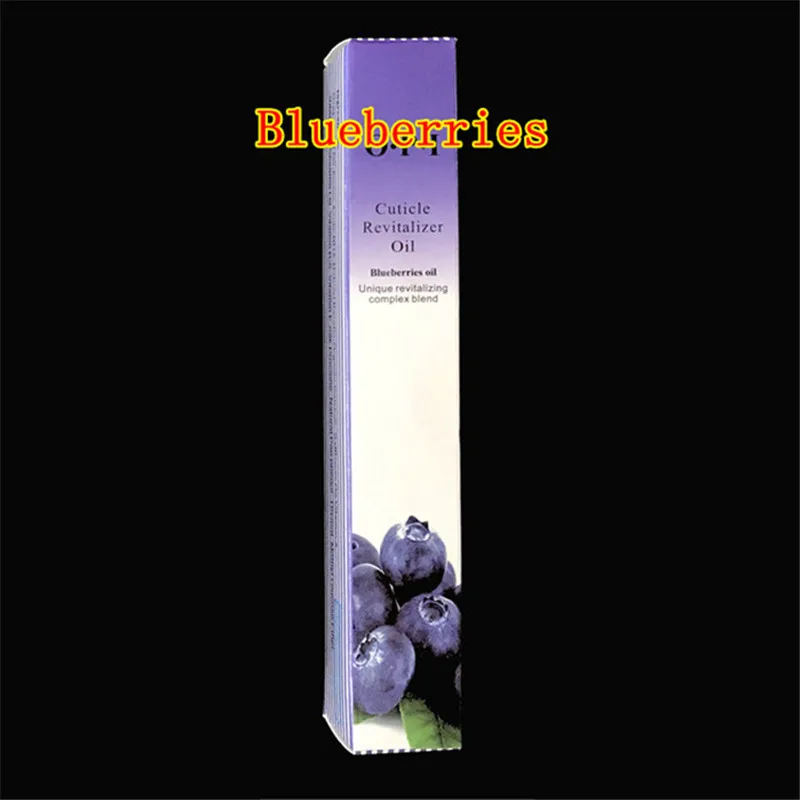 Blueberry 15 запахов ногтей питание масло ручка для лечения Ногтей омолаживающее Масло для кутикулы предотвратить Agnail гель лак питающий кожу - Цвет: Blueberry