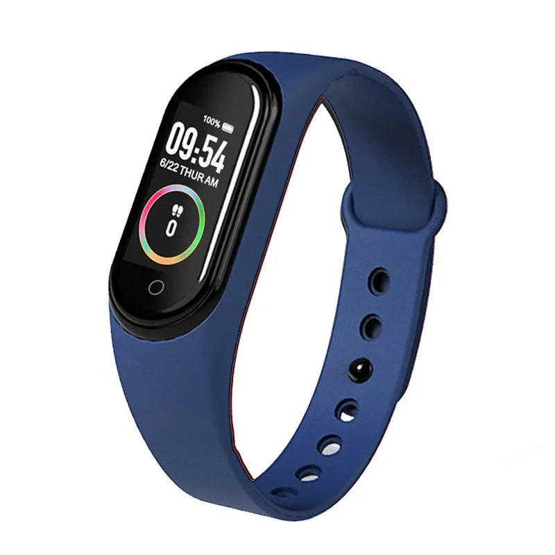 

M4 Smart Bracelet Step Counting Blood Pressure Heart Rate Health Monitoring Can Remote Control Photography Sports Bracelet