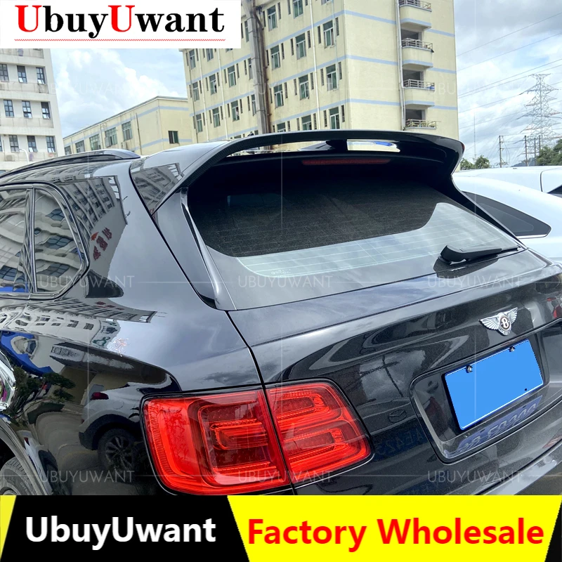 

UBUYUWANT Car-Styling Carbon Fiber Real Roof Spoiler Wing For Bentley Bentayga V8 - W12 Limited Edition Small Bodykits 2016-2019