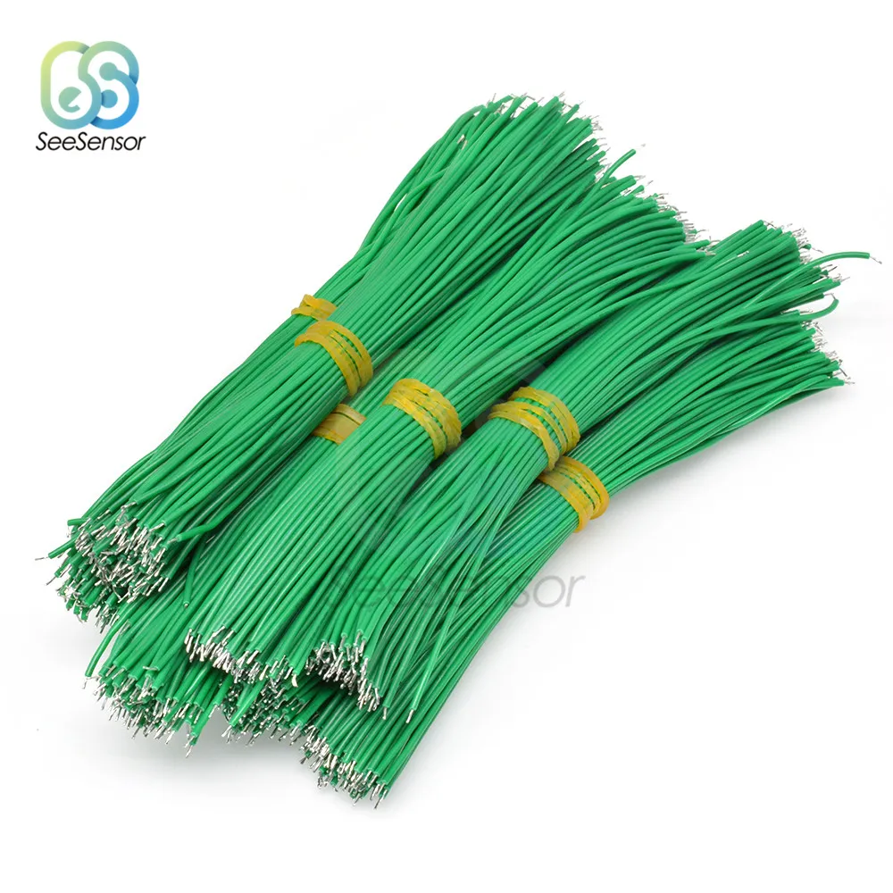 100 шт./лот 24AWG 15 см Оловянная макетная плата PCB припой кабель Fly Jumper провод жестяные