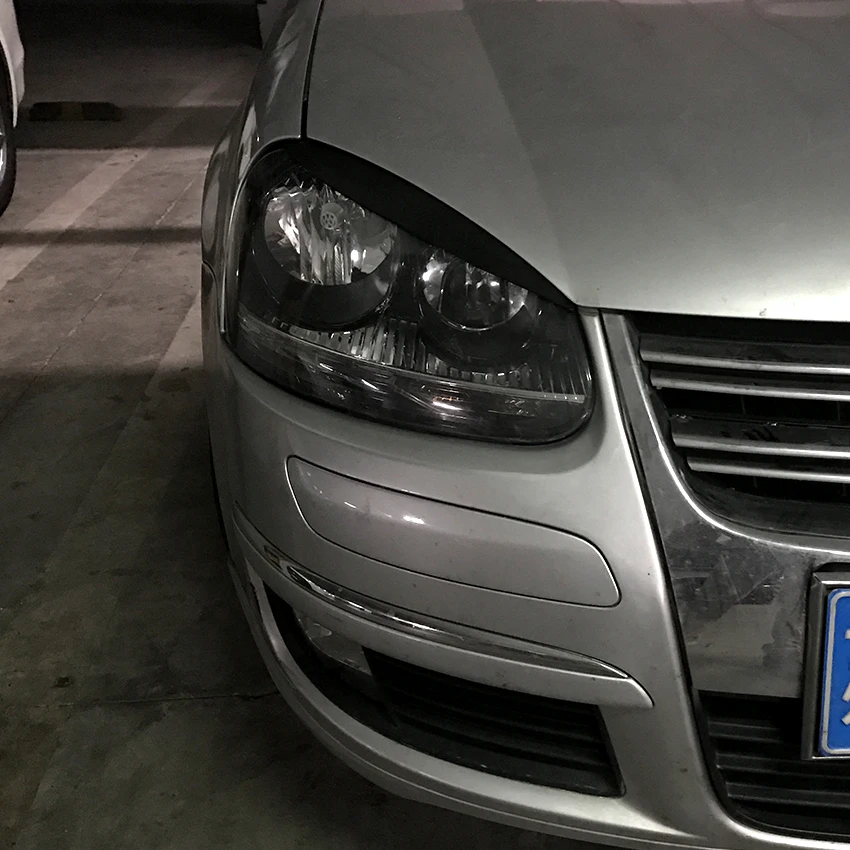 Автомобильные брови для головных фар наклейки на веки Накладка для Volkswagen Golf 5 MK5 аксессуары автомобильный Стайлинг