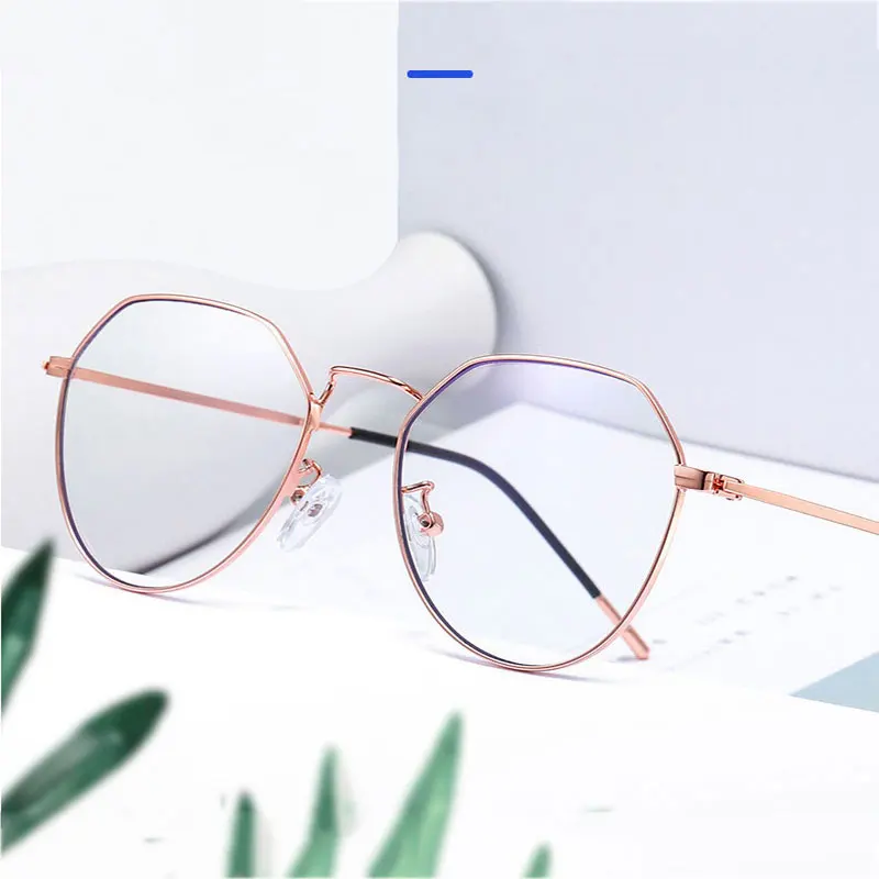 

Anti-Blue Light and Anti-Radiation Computer Glasses Men and Women Style Alloy Frame Eyewear Myopia Spectacles