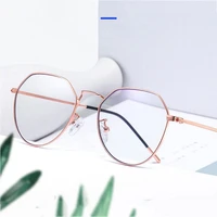 anti blue light and anti radiation computer glasses men and women style alloy frame eyewear myopia spectacles