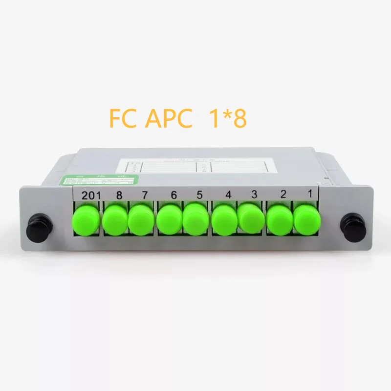 

Оптоволоконный разветвитель FC/APC 1x8, оптический ПЛК-разветвитель, кассета, карточная вставка, тип оптического ПЛК-разветвителя FTTH, бесплатна...